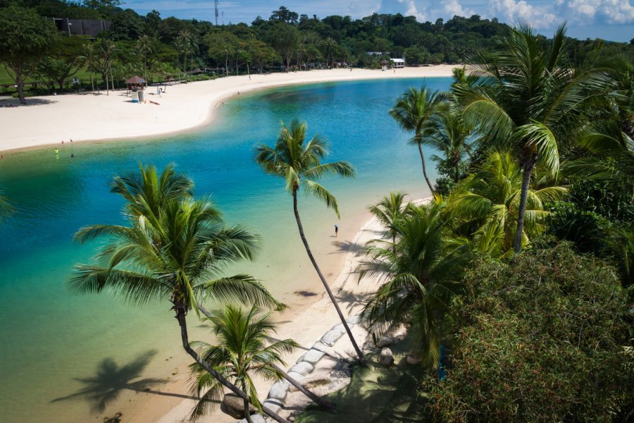 Plage de Palawan, île Sentosa. Marcin Stolarek - Shutterstock.com