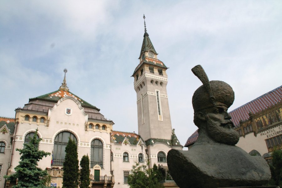 Le palais de l'Administration de Târgu Mureş. Stéphan SZEREMETA