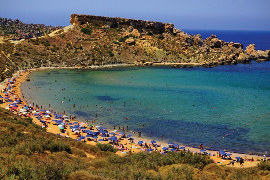 Ghajn Tuffieha Bay. Viewingmalta.com