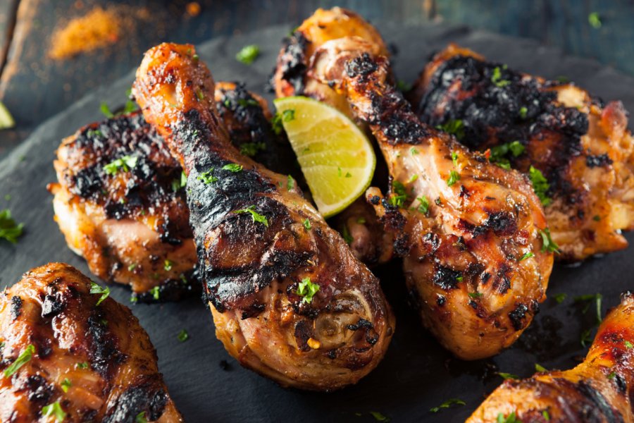 Jerk chicken. Brent Hofacker - Shutterstock.com