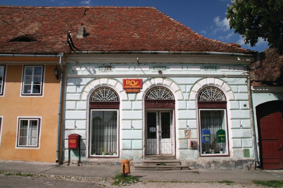 La place du village de Biertan. Stéphan SZEREMETA