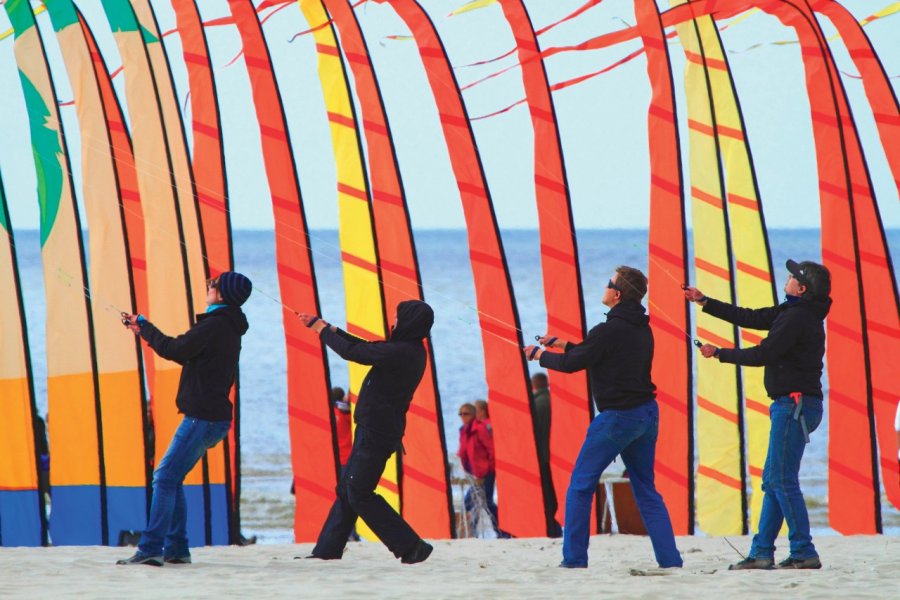 Festival du cerf-volant sur la plage de Berck. (© Philippe Turpin))