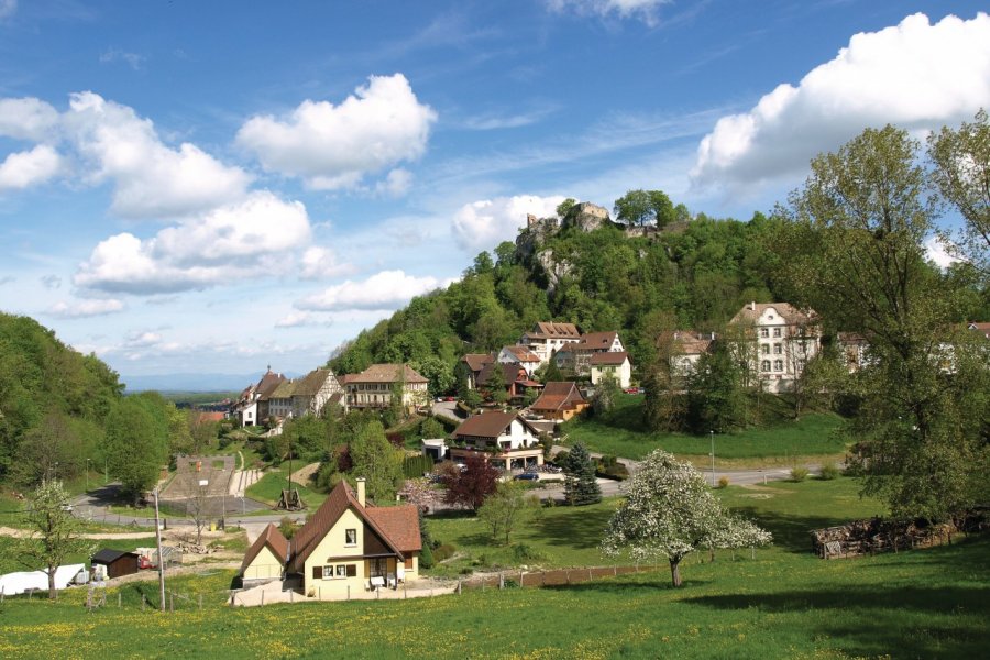 La ville de Ferrette au printemps. Vianney MULLER