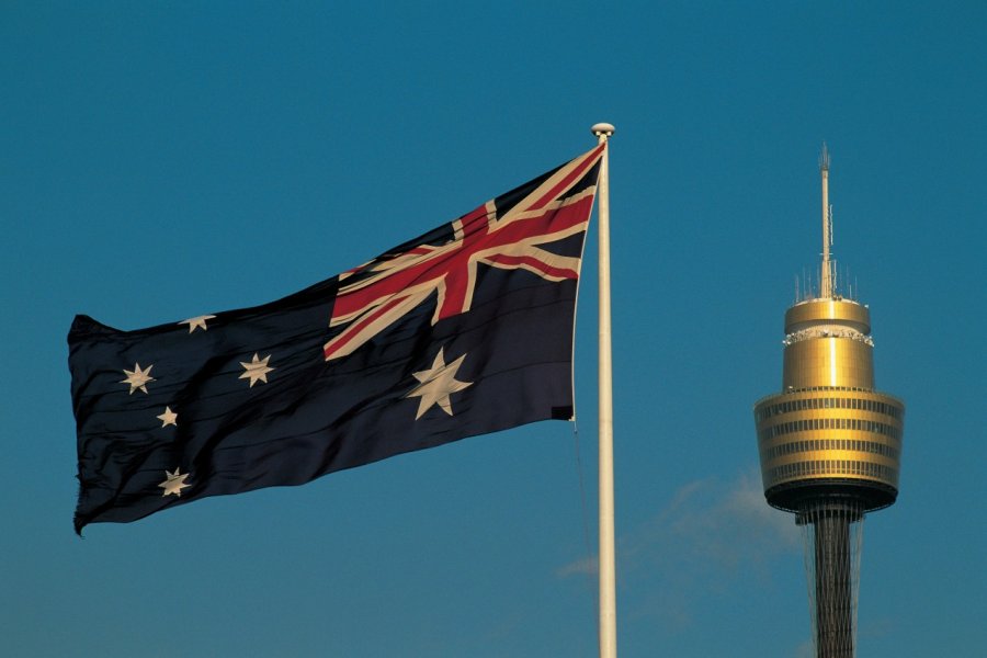 Drapeau australien. (© Alamer - Iconotec))