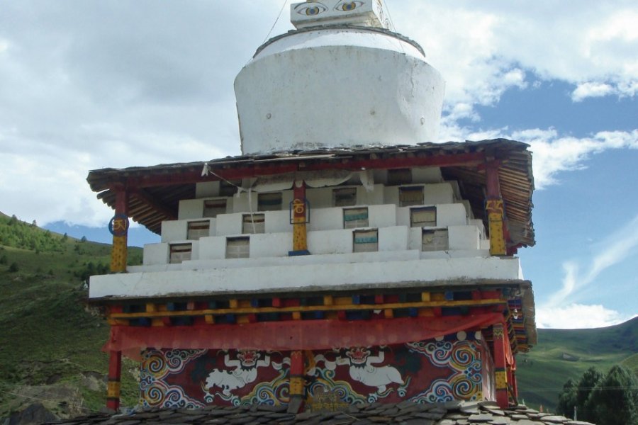 Zhongdian, porte d'entrée vers le Tibet. (© Jérôme Bouchaud))