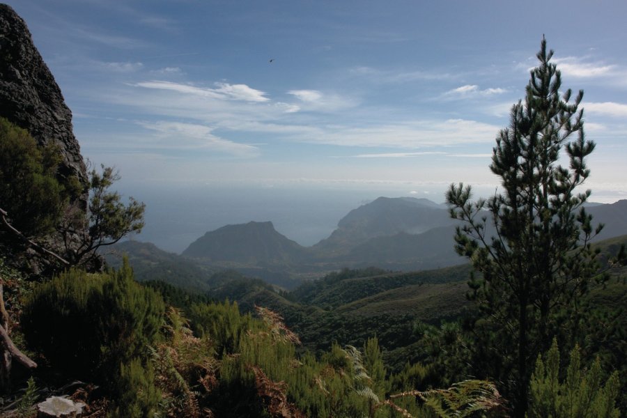 Vue panoramique sur la vallée de Santana. Sébastien Cailleux