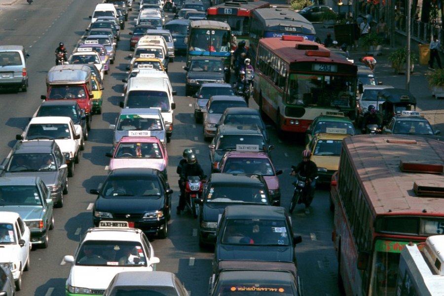 Traffic à Bangkok. (© Author's Image))