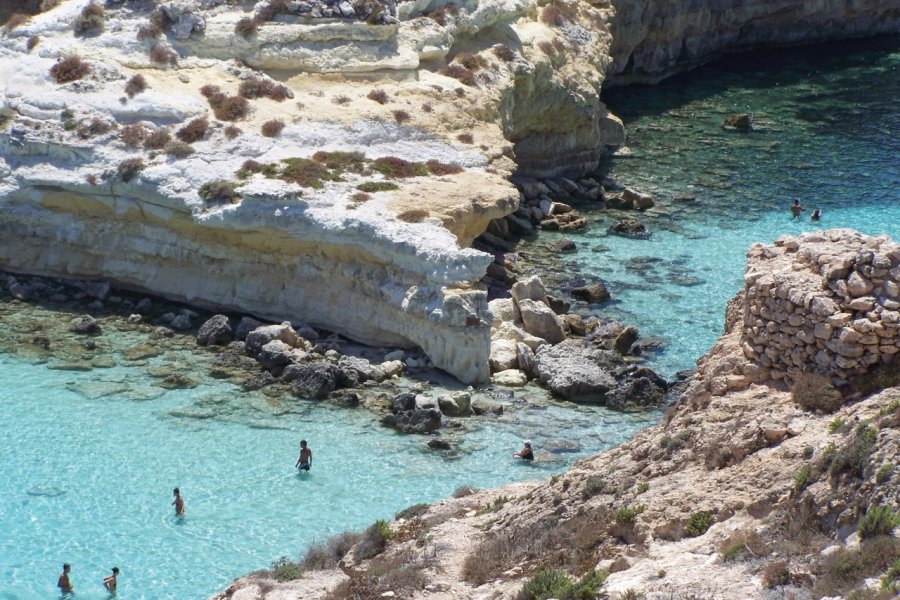 Baignade dans les eaux de Lampedusa. Gandolfo Cannatella - iStockphoto