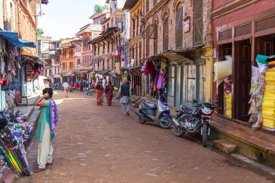 Les ruelles de Bhaktapur. Tomasz Wozniak - Shutterstock.com