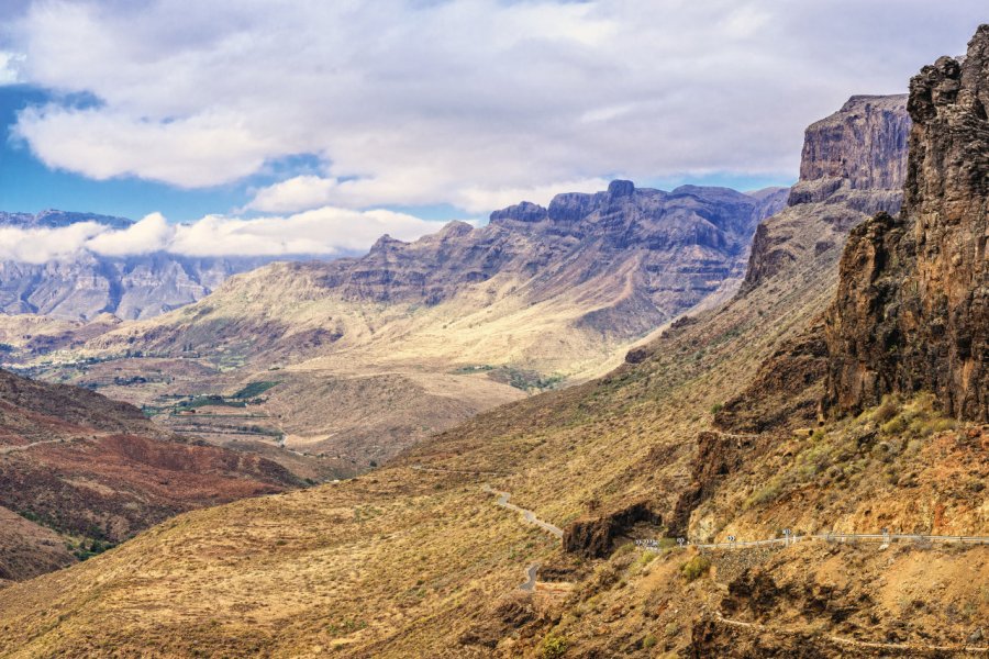 Paysage aux alentours de Fataga. Juergen Sack - iStockphoto.com