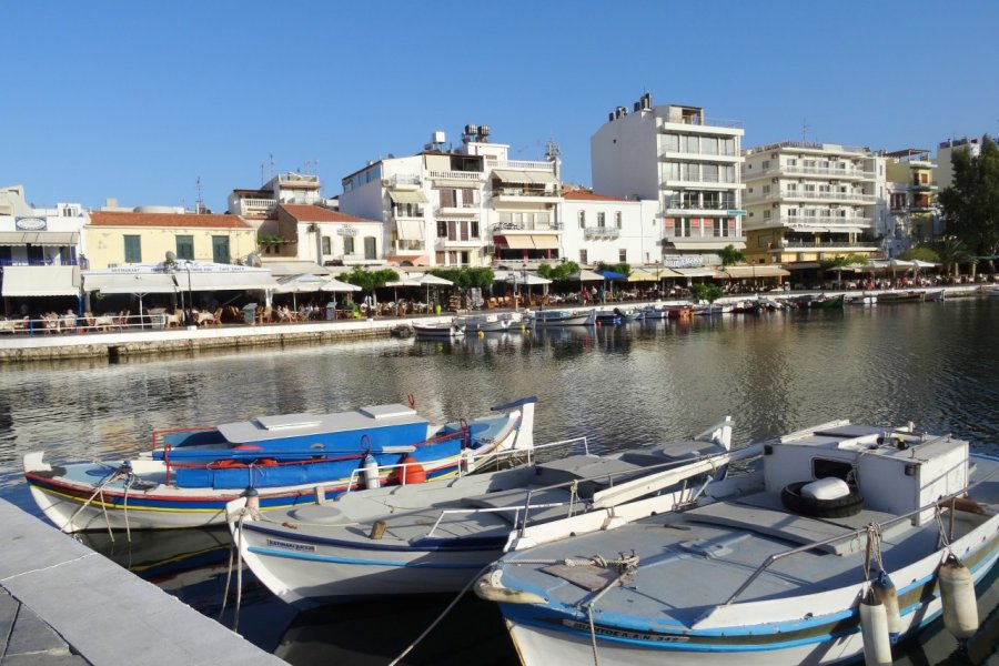 Port d'Agios Nikolaos. Linda CASTAGNIE