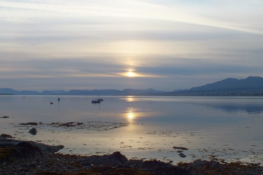 Lever du soleil sur le côte, depuis Sleat. Maxence PEIGNE