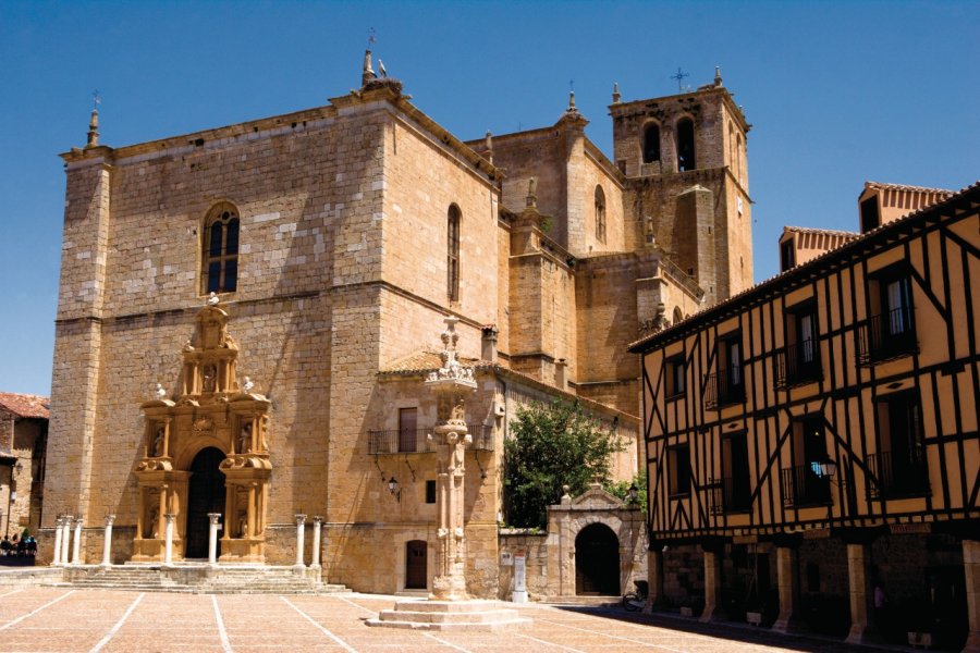 Plaza Mayor et collégiale Santa Ana. Author's Image