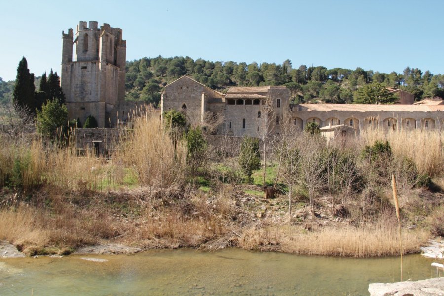 L'abbaye de Lagrasse. Yan Even