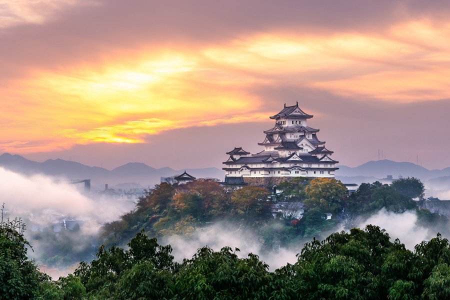Le château de Himeji, Hyogo. shutterstock.com-TAW4