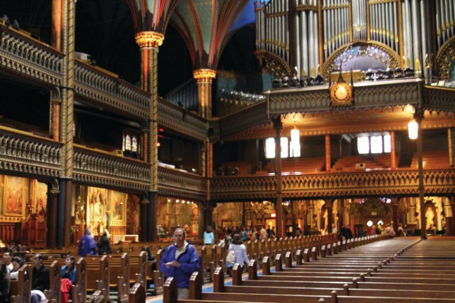 Basilique Notre-Dame de Montréal. (© Stéphan SZEREMETA))