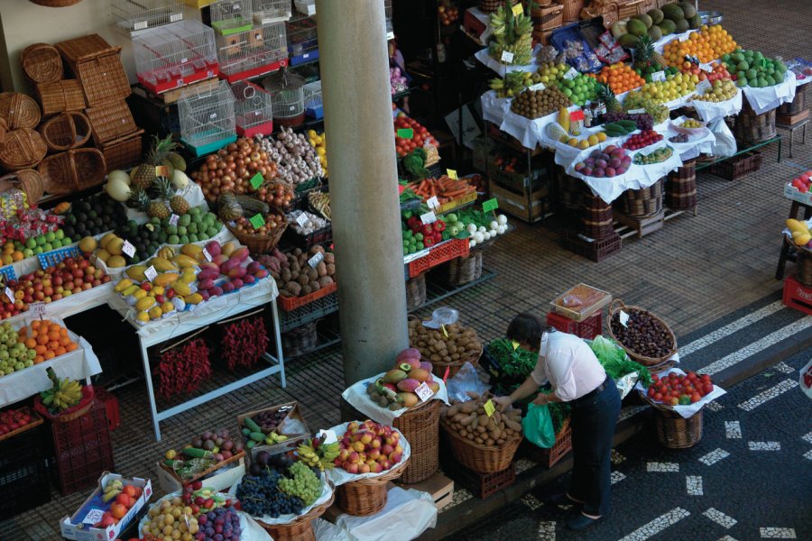 Mercado dos Lavradores, fruits et légumes frais. Sébastien Cailleux