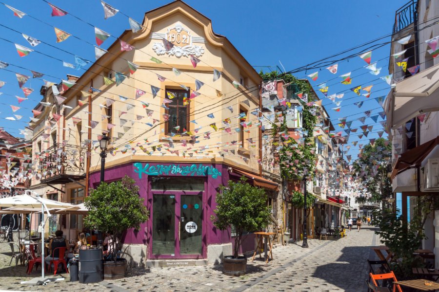 Quartier de Kapana, Plovdiv. stoyanh - Shutterstock.com