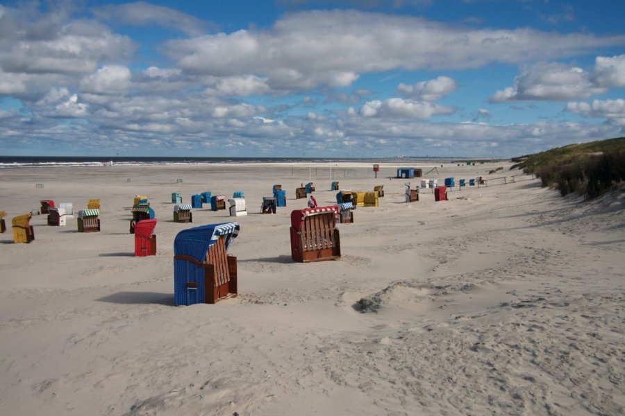 Les cabines de plage de Juist. Dominic Lange - iStockphoto