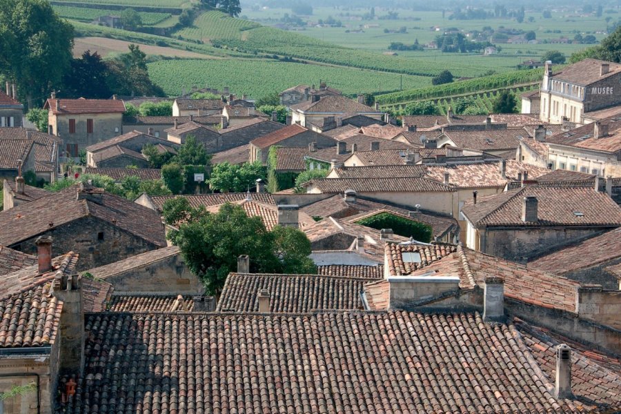 Les toits de Saint-Emilion. XIONGMAO - FOTOLIA