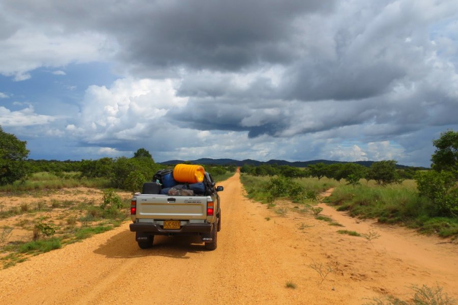 Sur la route vers Cazuarito, Vichada. Nicolas LHULLIER