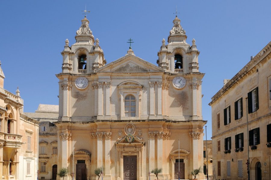 Cathédrale Saint Paul à Mdina. Seewhatmitchsee - iStockphoto