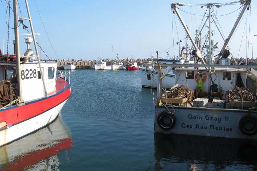 Port de Cap-aux-Meules, Îles de la Madeleine. Valérie FORTIER