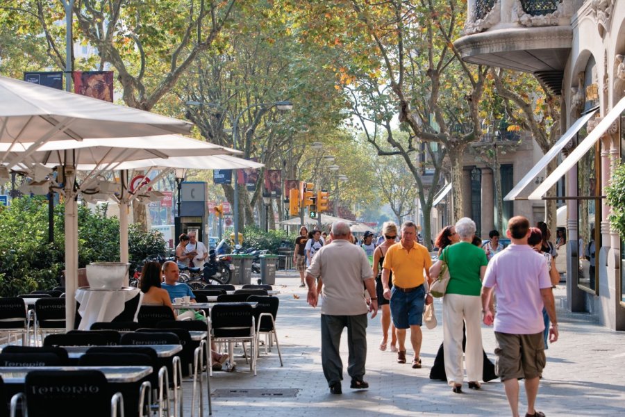 Passeig de Gràcia, quartier de l'Eixample. Author's Image
