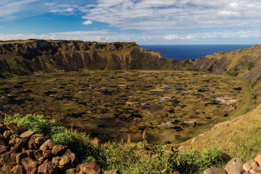 Vue panoramique depuis le Mirador Rano Kau Arnaud BONNEFOY