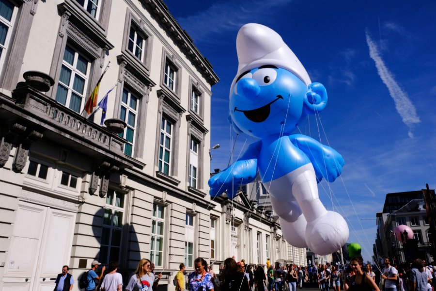 Schtroumpfs défilé Bruxelles. (© Alexandros Michailidis - shutterstock.com))