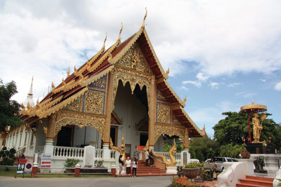 Vue extérieure du Wat Phra Singh. Jérôme BOUCHAUD