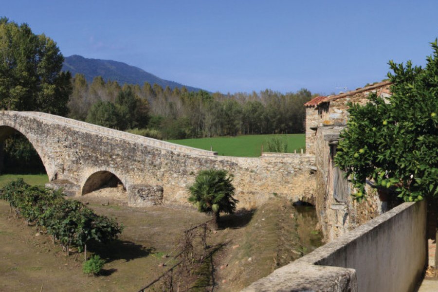 Pont Romain, Sant Julià del Llor i Bonmatí. Turisme la Selva