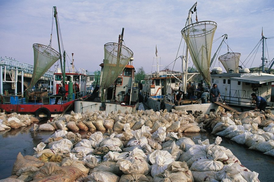 Port maritime de Bandar-e Anzali. Hervé Bernard