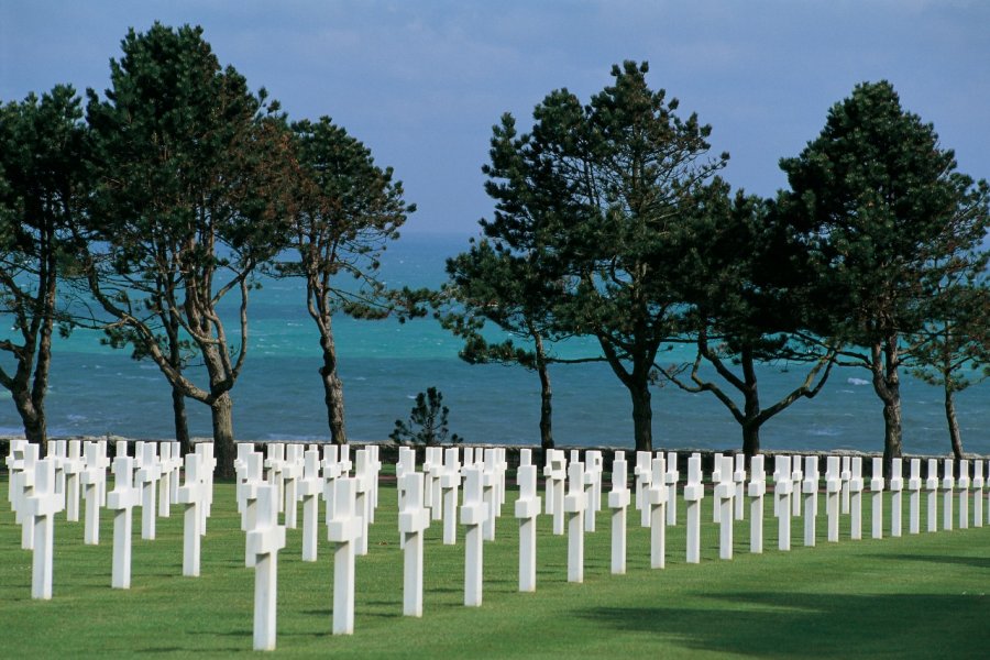 Cimetière américain de Normandie, Colleville-sur-Mer. TOM PEPEIRA - ICONOTEC