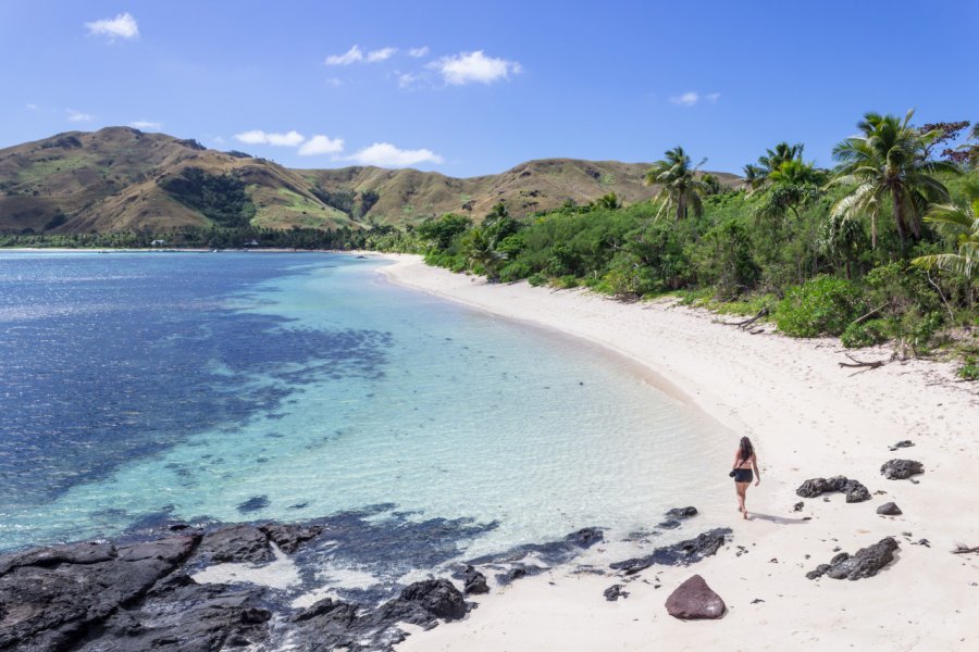 Plage de Nacula Island. Leandro Miguel Ali - Shutterstock.com