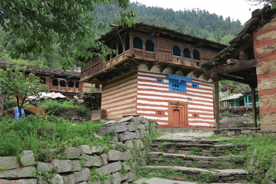 Maison traditionnelle dans Old Manali. Grégory ANDRE