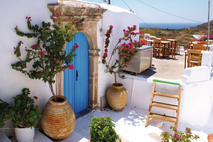 Maison traditionnelle de l'île de Cythère. Panos - Fotolia