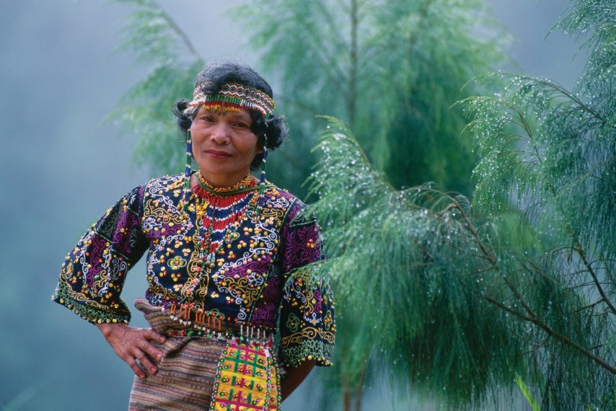 Femme de l'ethnie Bagobos au mont Apo. Author's Image