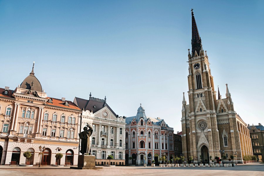 Place centrale de Novi Sad. AleksandarGeorgiev - iStockphoto