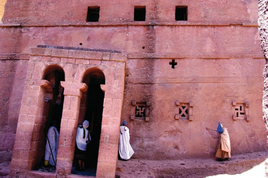 Beta Mariam (l'église de Marie) à Lalibela. TRINITY