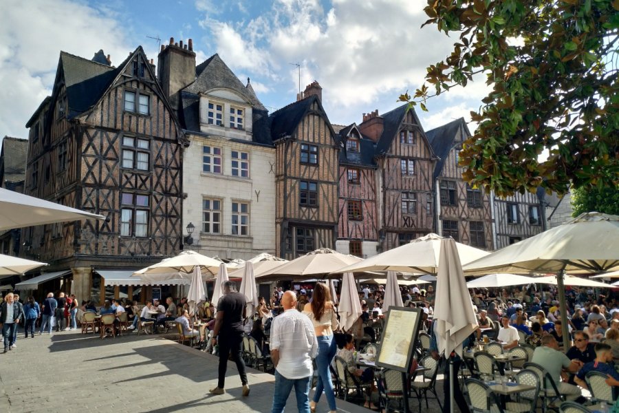 Place Plumereau de Tours. (© Alexandre BLOND))