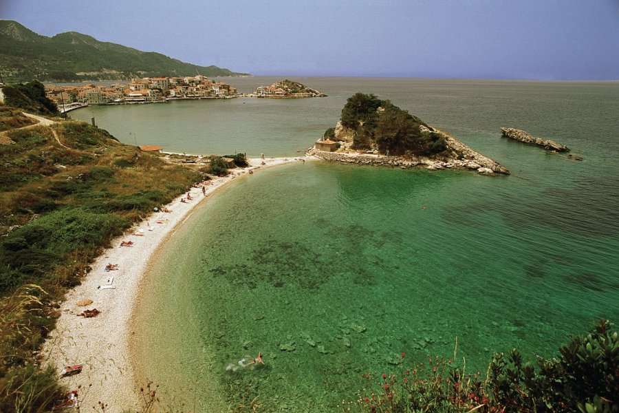 Plage de Tsamadou à Samos. Author's Image