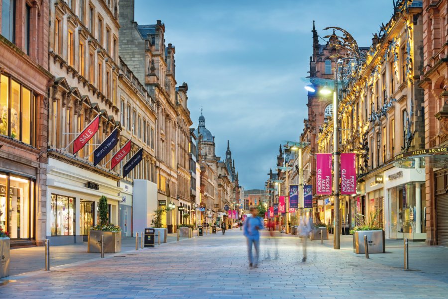 Buchanan Street, centre de Glasgow. benedek - iStockphoto.com