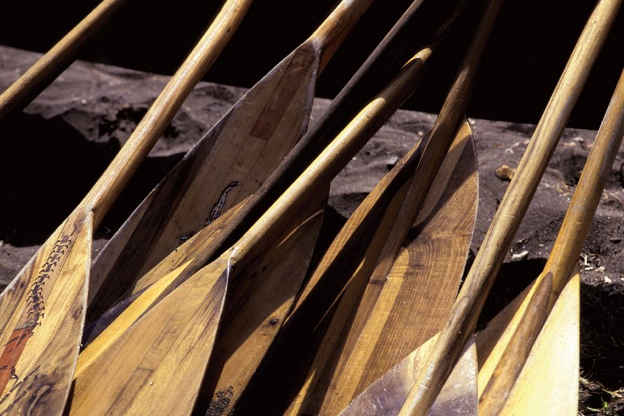 L'artisanat maohi puise son inspiration et ses matériaux dans la nature. Sylvain GRANDADAM