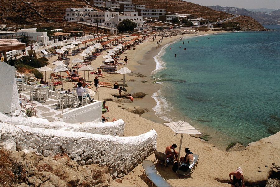 Grande plage d'Aghios Stefanos. Author's Image