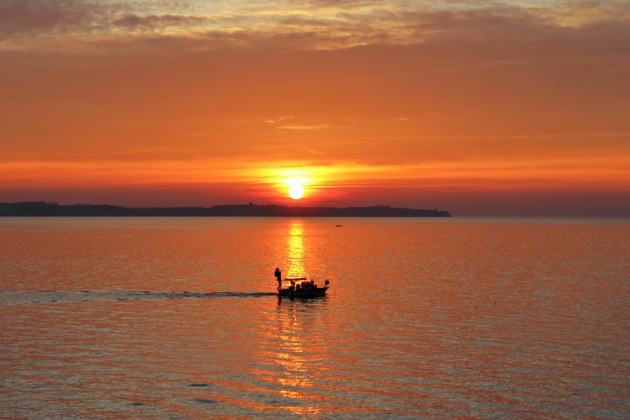 Crépuscule sur la baie de Piran. Martin FOUQUET