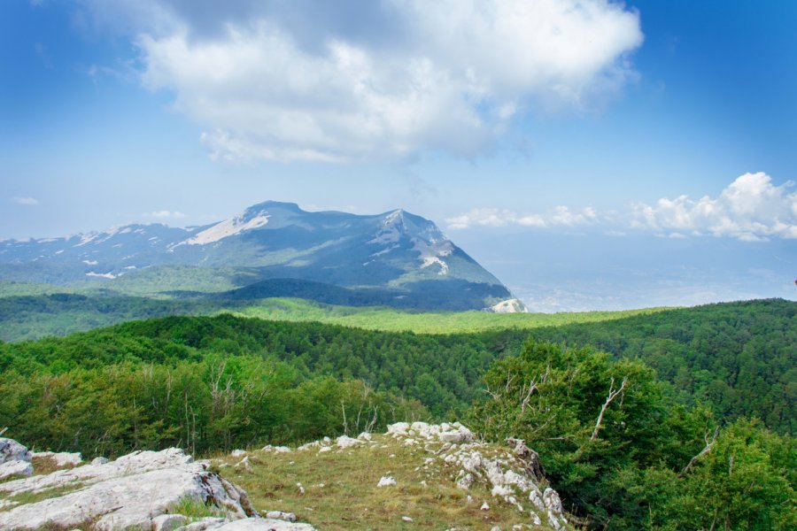Vue sur le parc national du Cilento depuis le Panormo. Katrinshine - Shutterstock.com
