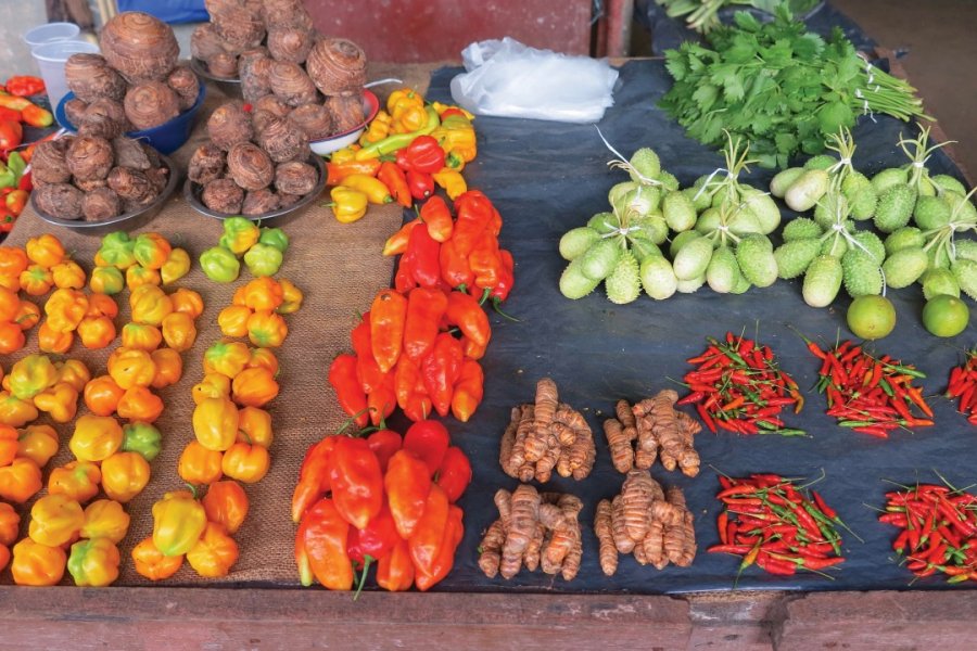 Les épices font partie intégrante de la cuisine surinamaise. Grégory ANDRE