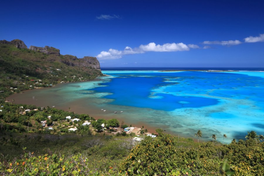 Lagon vers Maupiti Achim Baqué - Fotolia