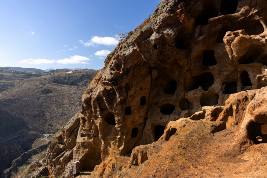 Les grottes à Cenobio de Valeron. Max_555 - Shutterstock.com